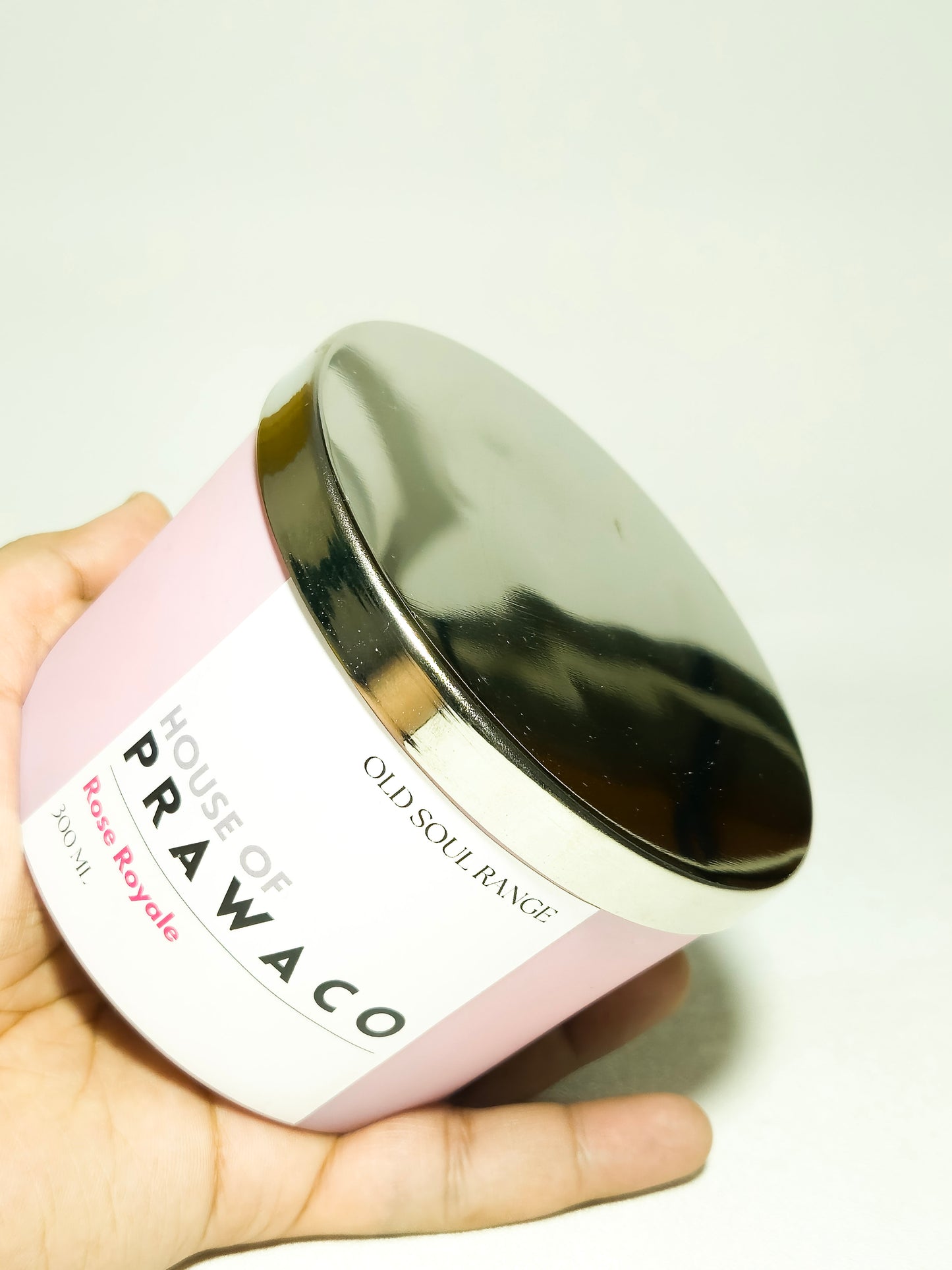 Rose Royale Glass Candle