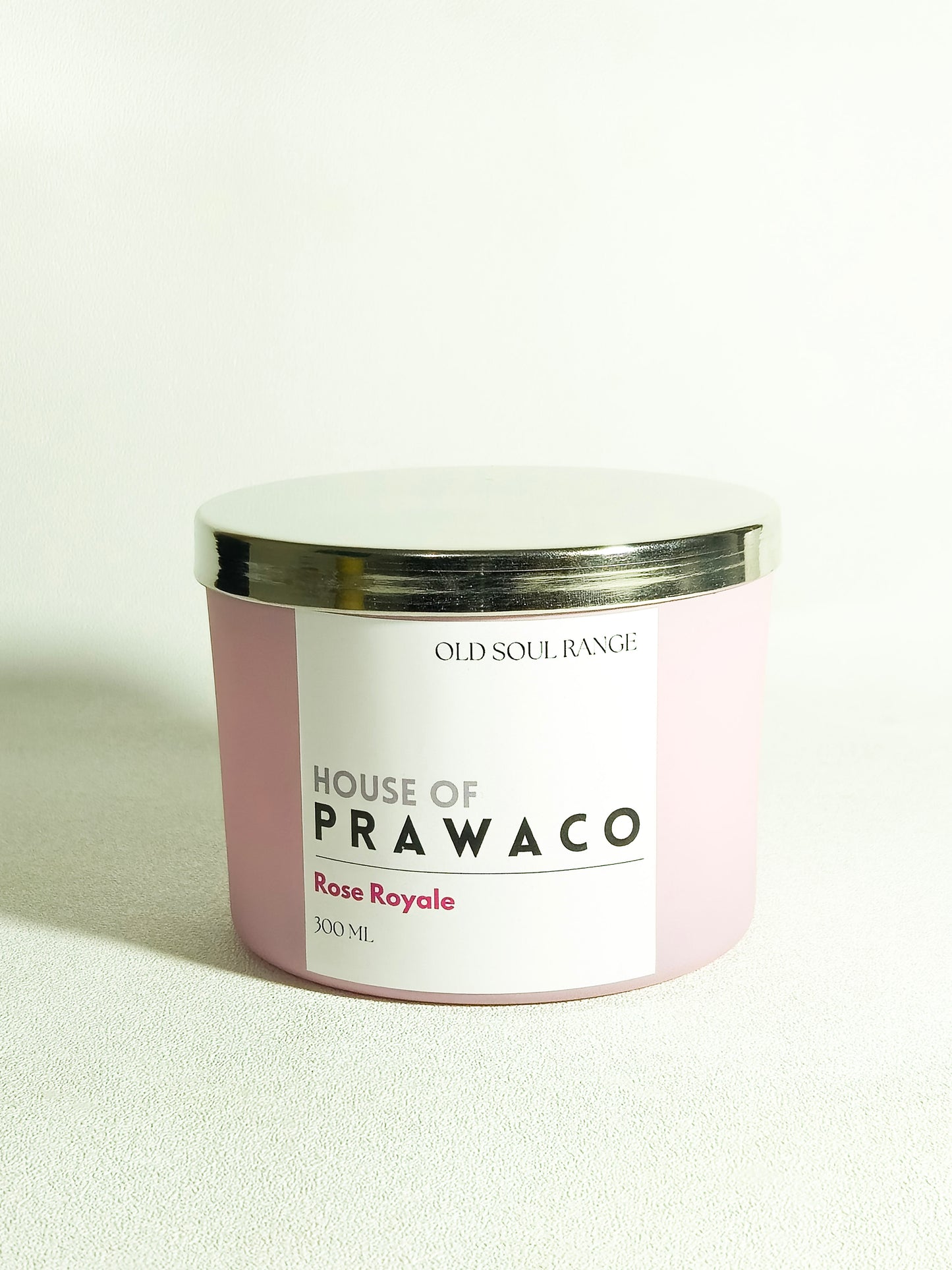 Rose Royale Glass Candle