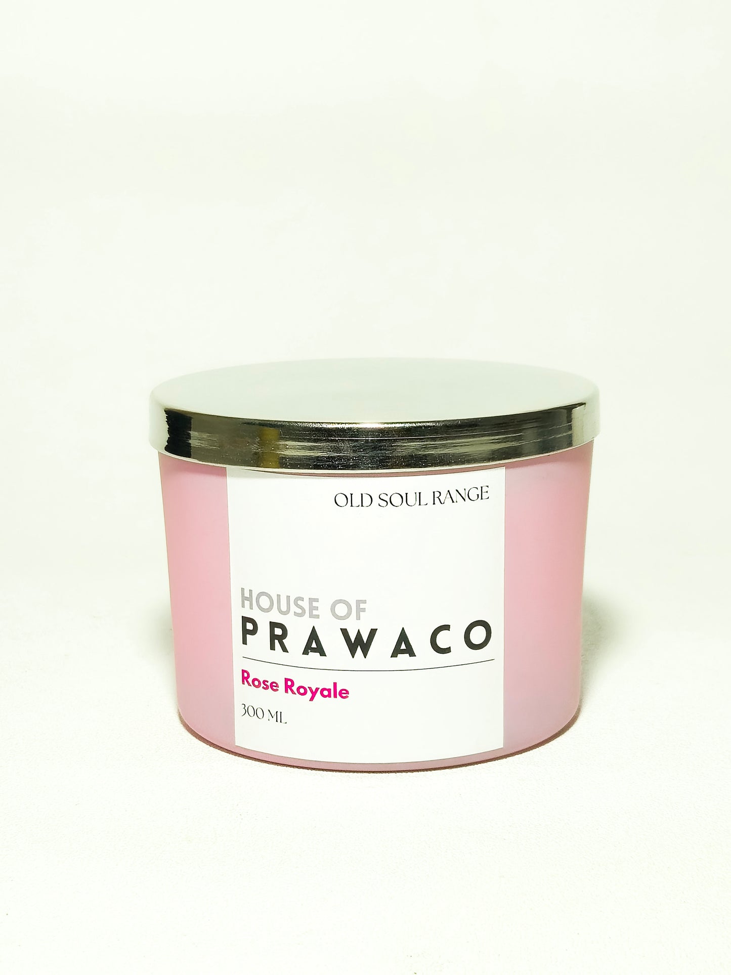 Rose Royale Glass Candle